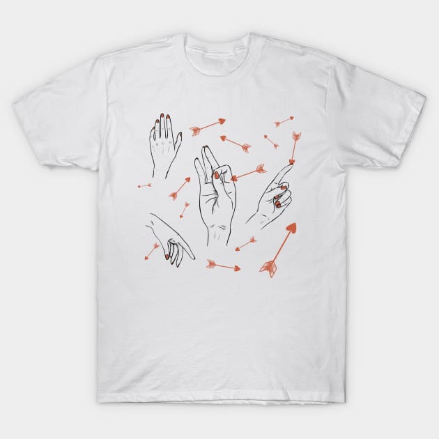 Love Arrows T-Shirt by meganamey